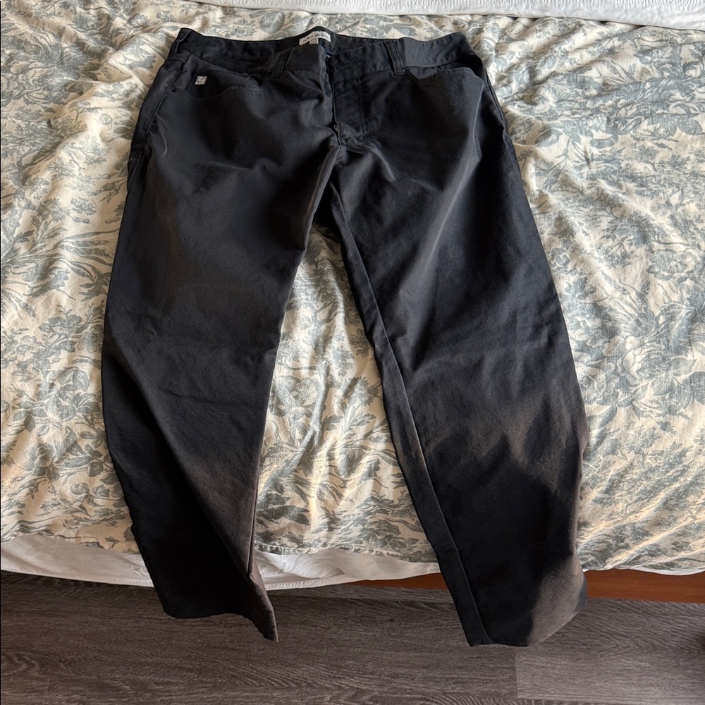 Peter Millar Men's Black Dress Pants